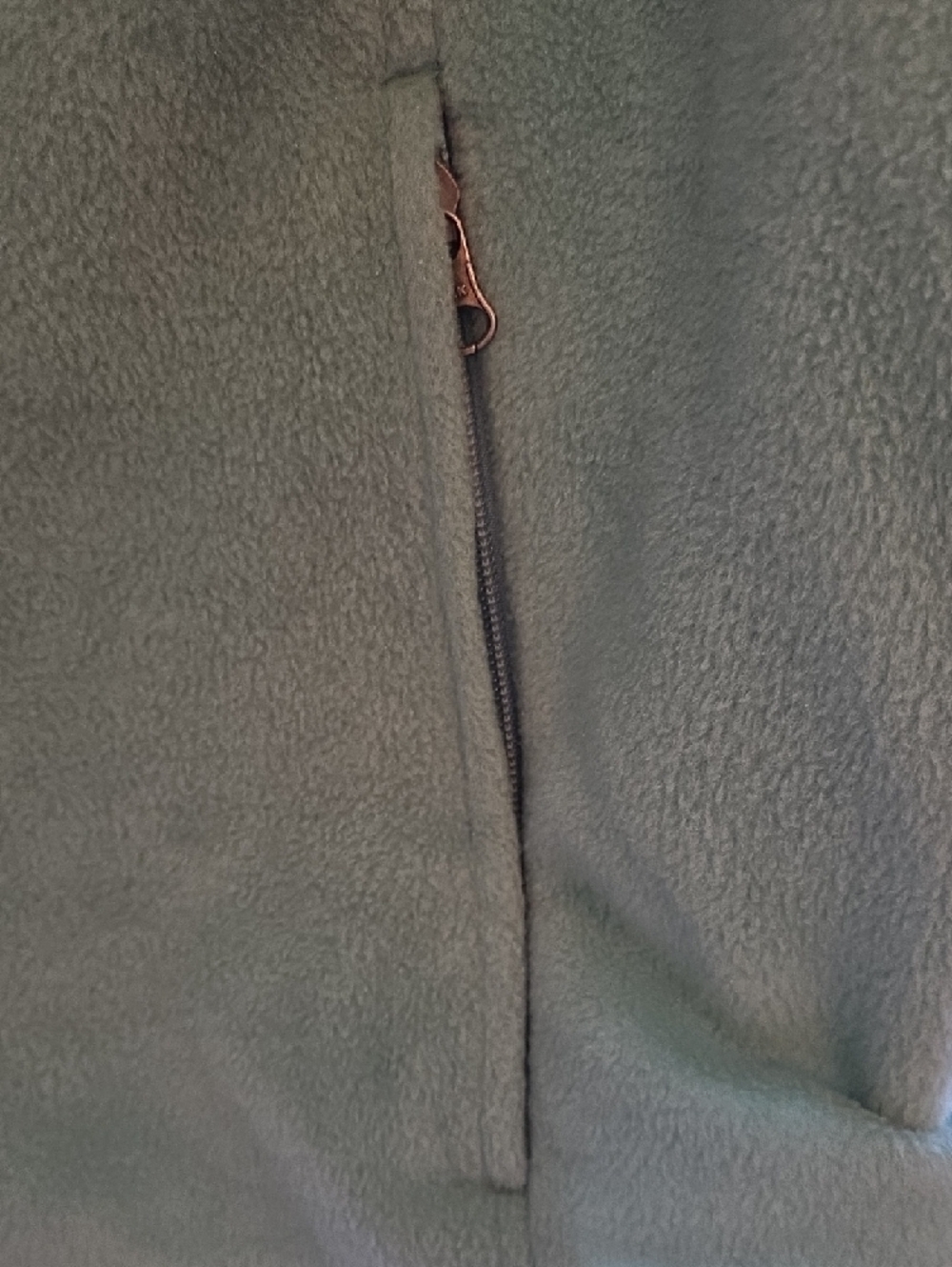Columbia Green Fleece Zip Vest - Picture 3 of 4